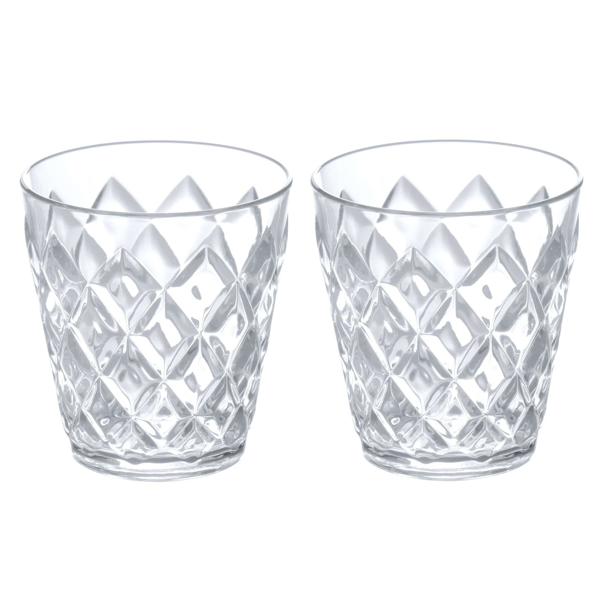 Koziol Crystal Waterglas 250 ml Set van 2 Stuks