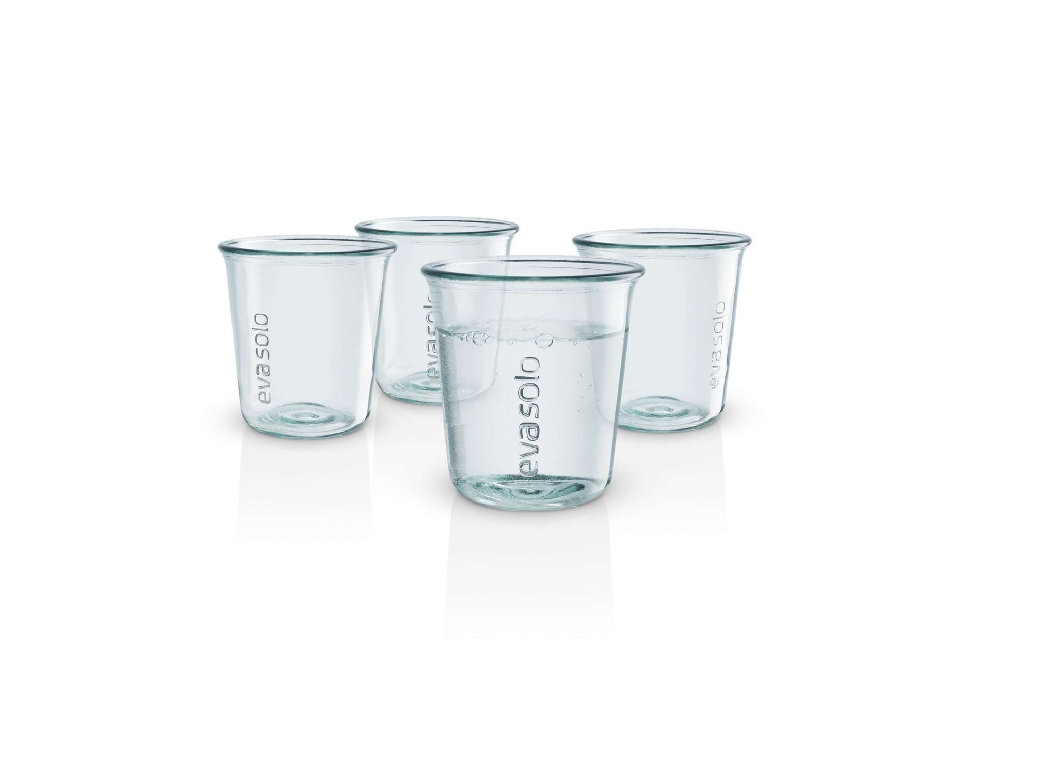 Eva Solo Recycled Glas Bekers 250 ml Set van 4 Stuks