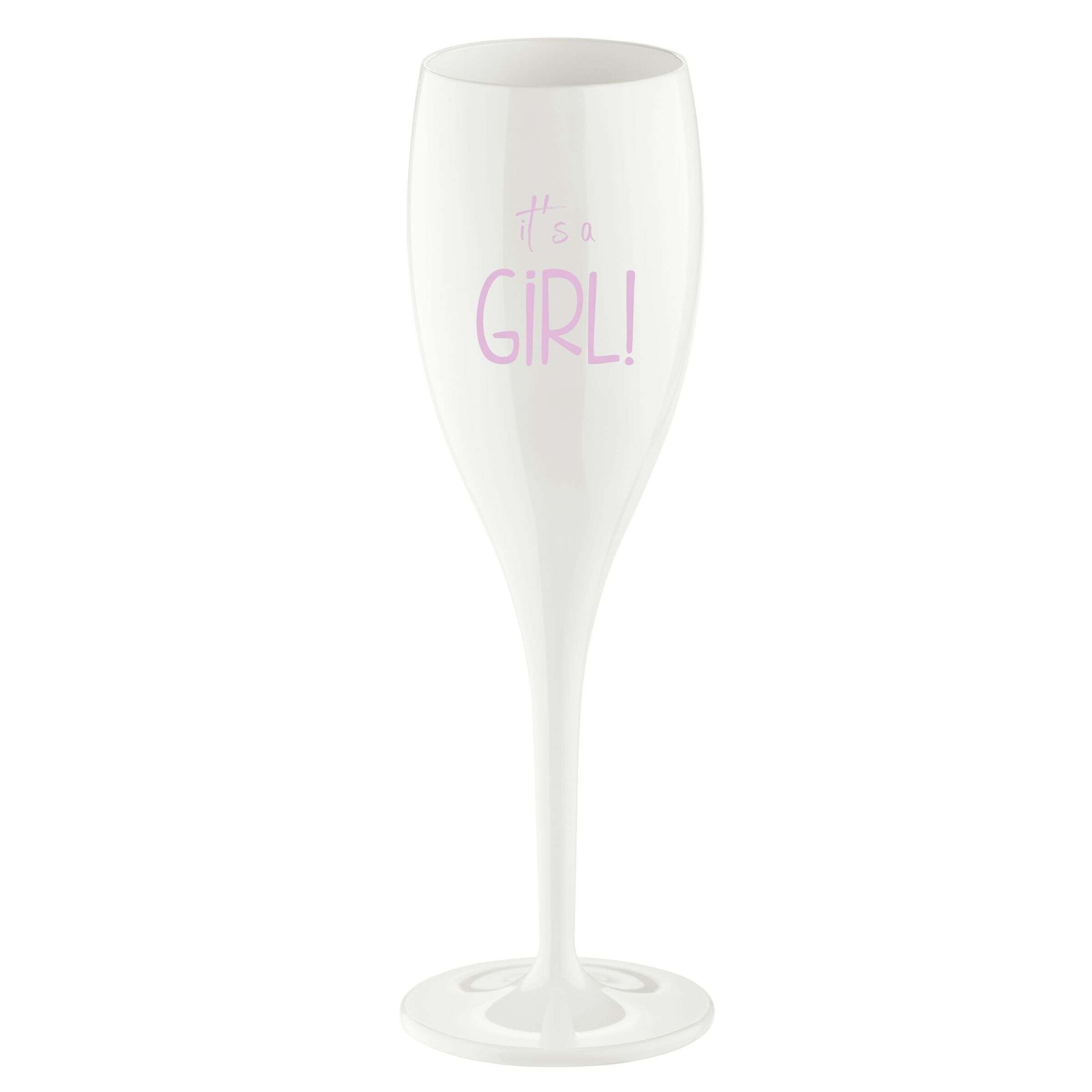Koziol Superglas Cheers No. 1 Champagne Glas It's a Girl