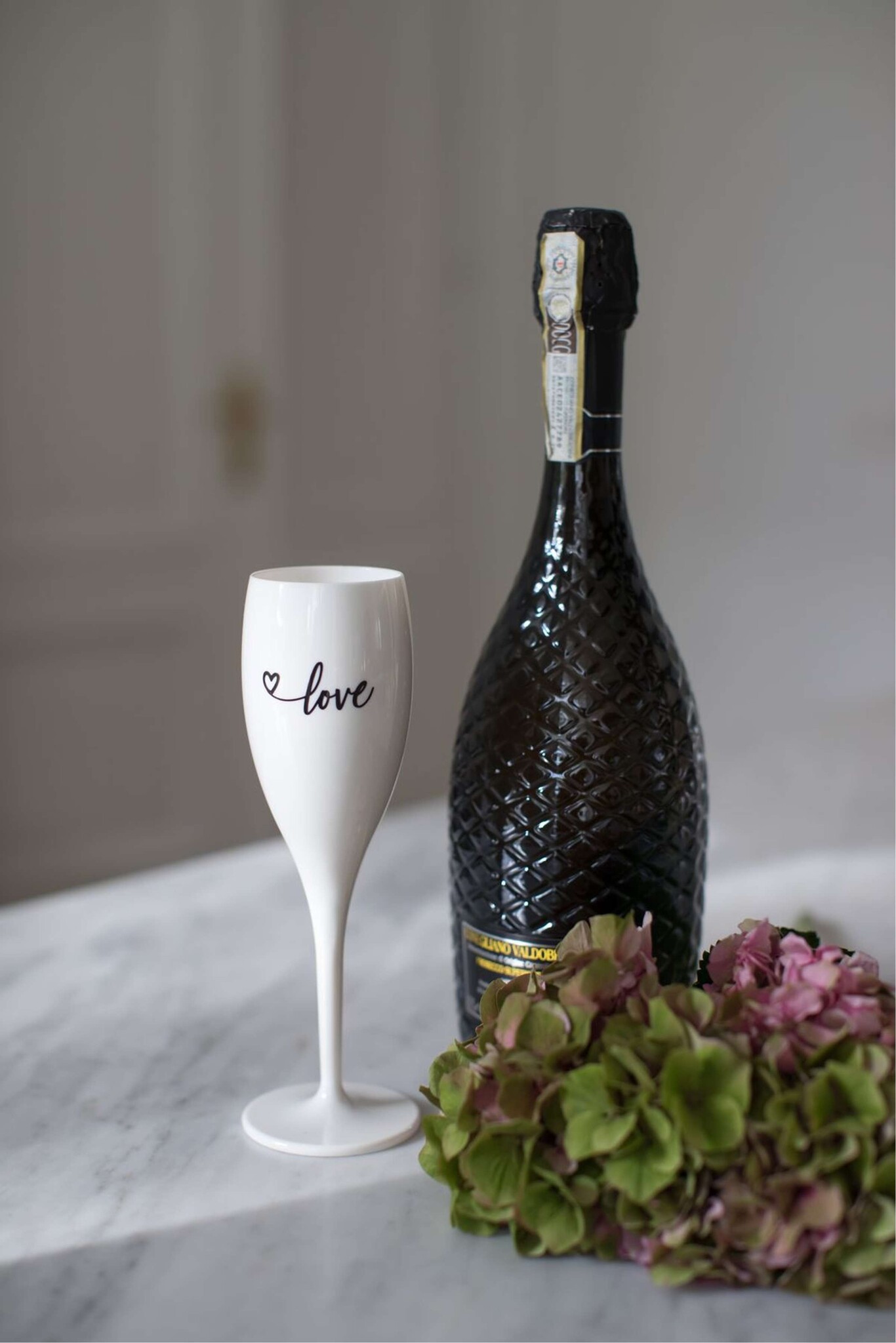 Koziol Superglas Cheers No. 1 Champagne Glas Love 2.0