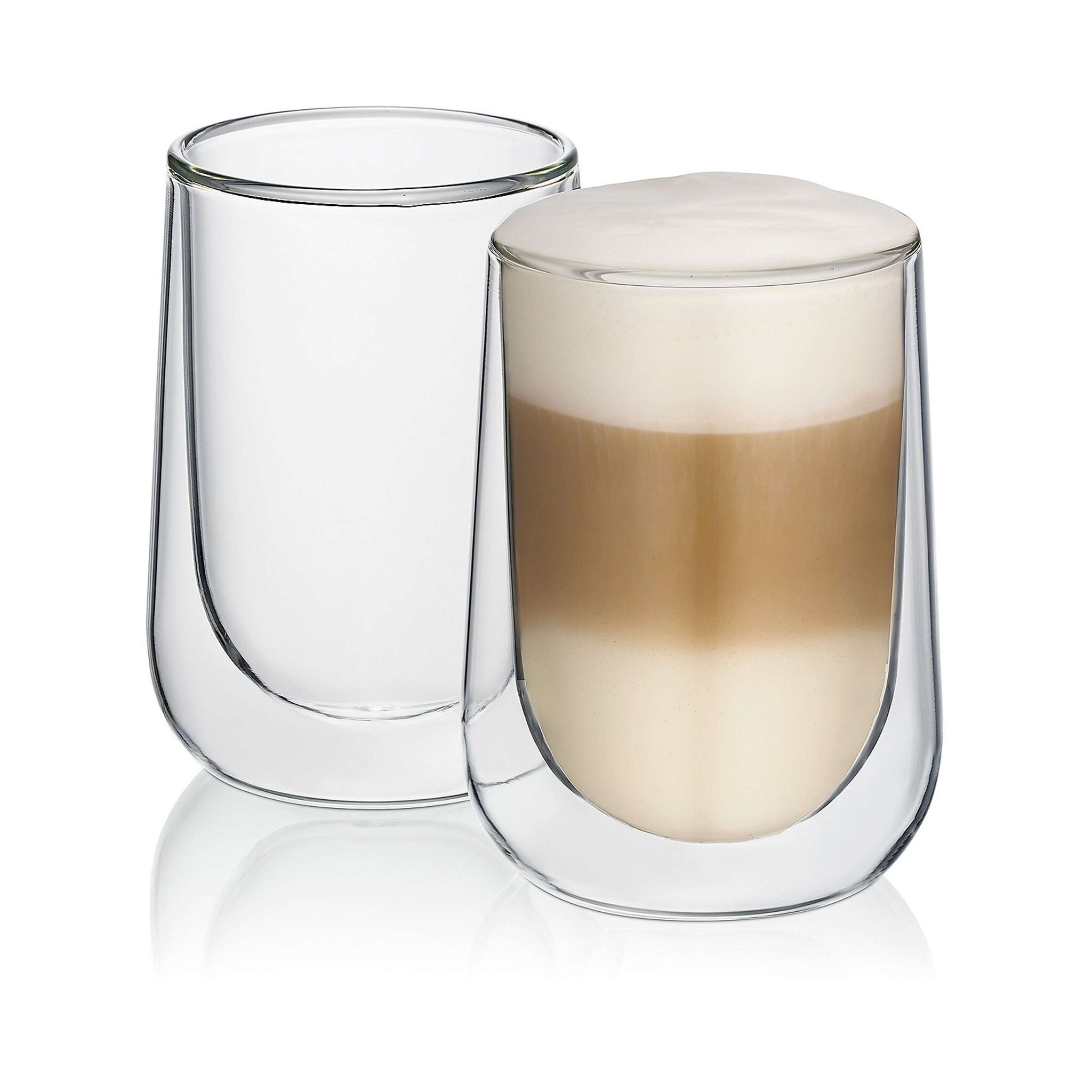 Kela Keuken Fontana Latte Macchiatio Glas 250 ml Satz von 2 Stück