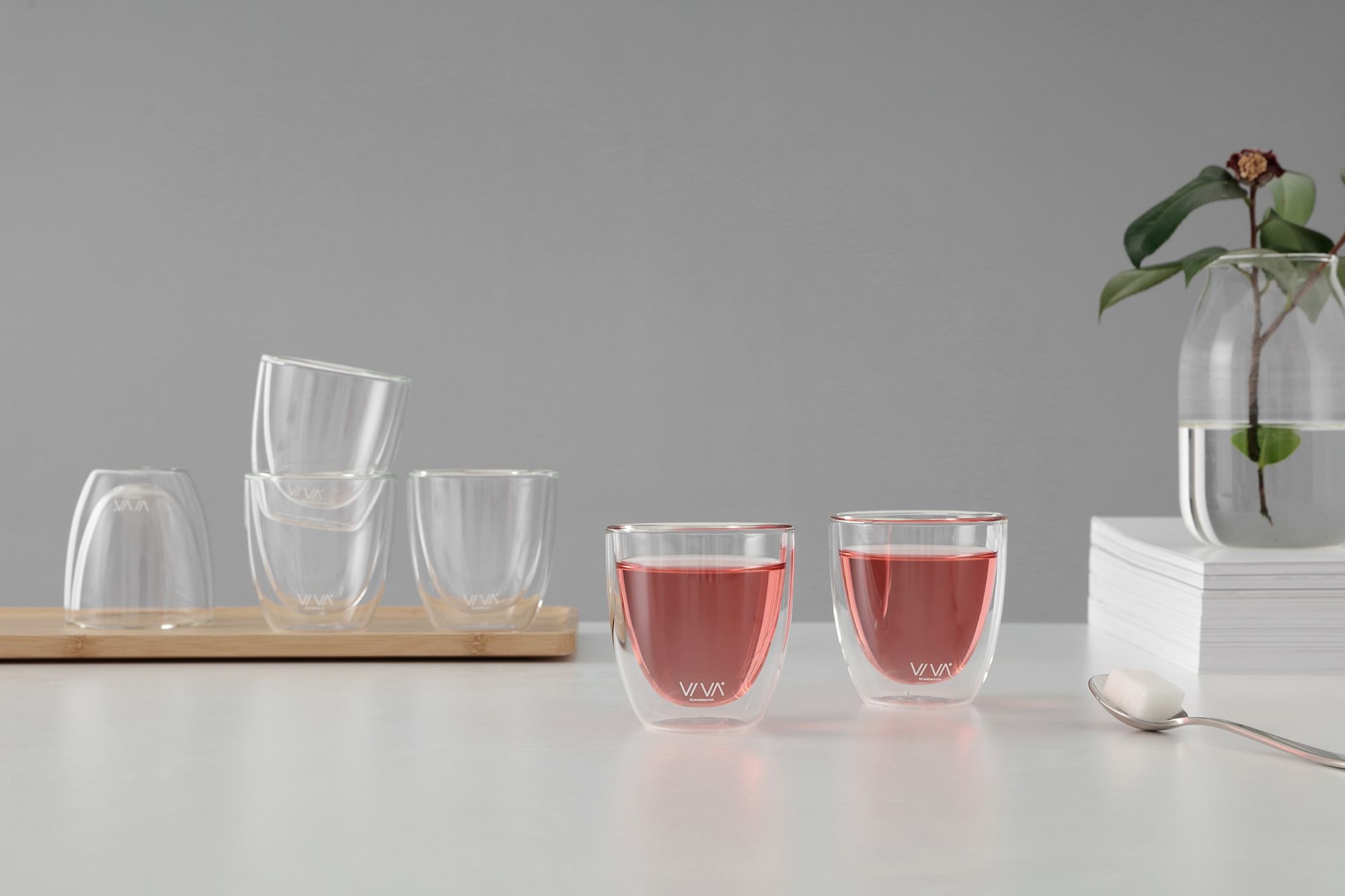 Viva Glas Doppelwandig 110 ml 6er Set