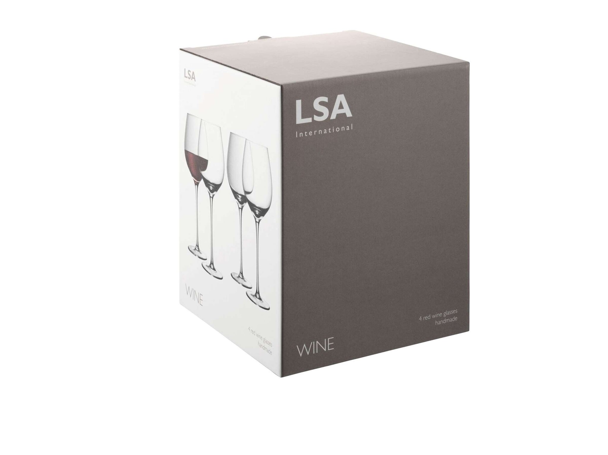 L.S.A. Transparant Rotweinglas 750