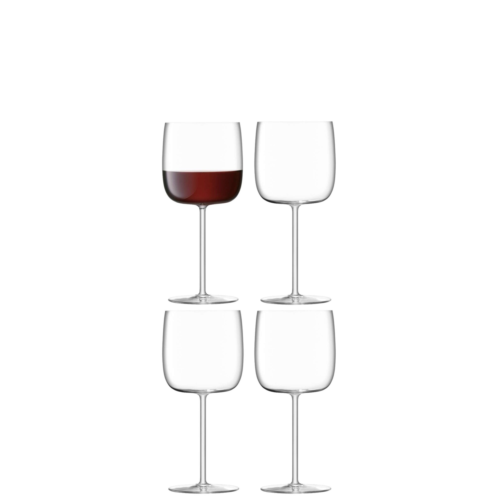 L.S.A. Borough Wijnglas 450 ml Set van 4 Stuks