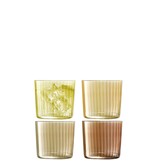 L.S.A. Gems Tumbler Glas 310 ml Set van 4 Stuks Assorti