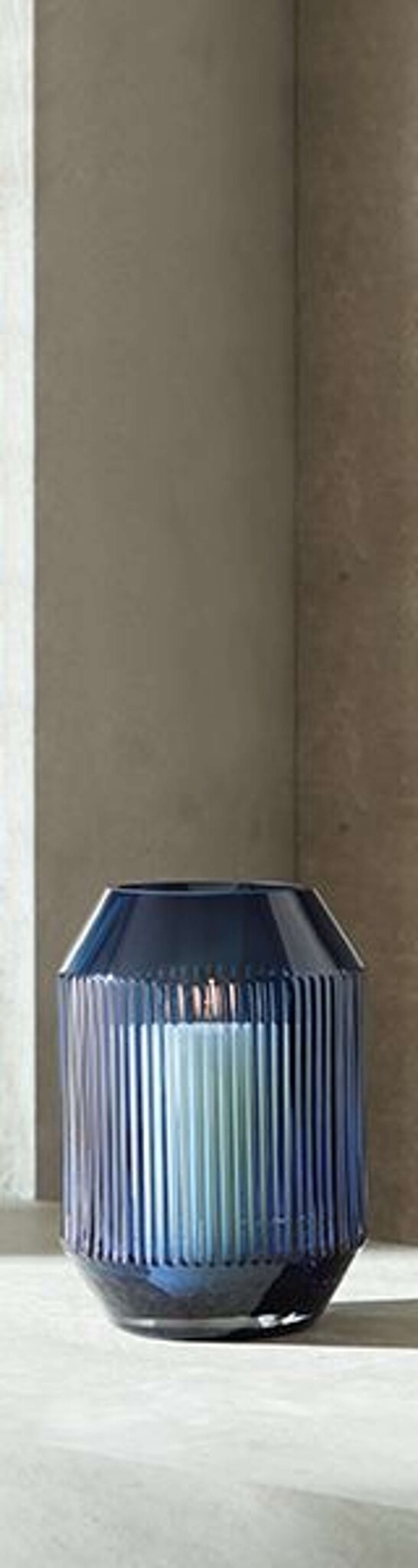 L.S.A. Rotunda Kandelaar met Kaars 26 cm