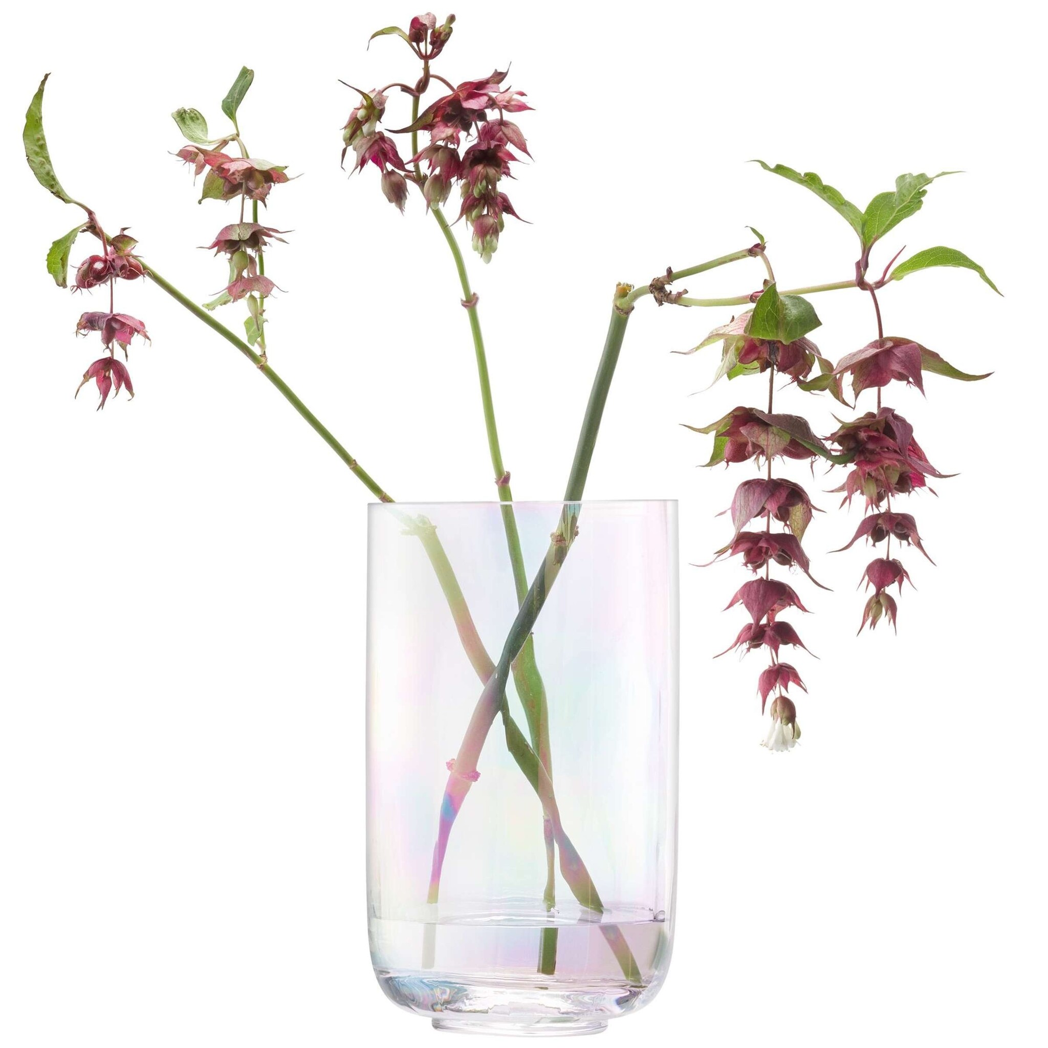 L.S.A. Pearl Kandelaar met Kaars 18,5 cm