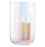 L.S.A. Pearl Kandelaar met Kaars 18,5 cm