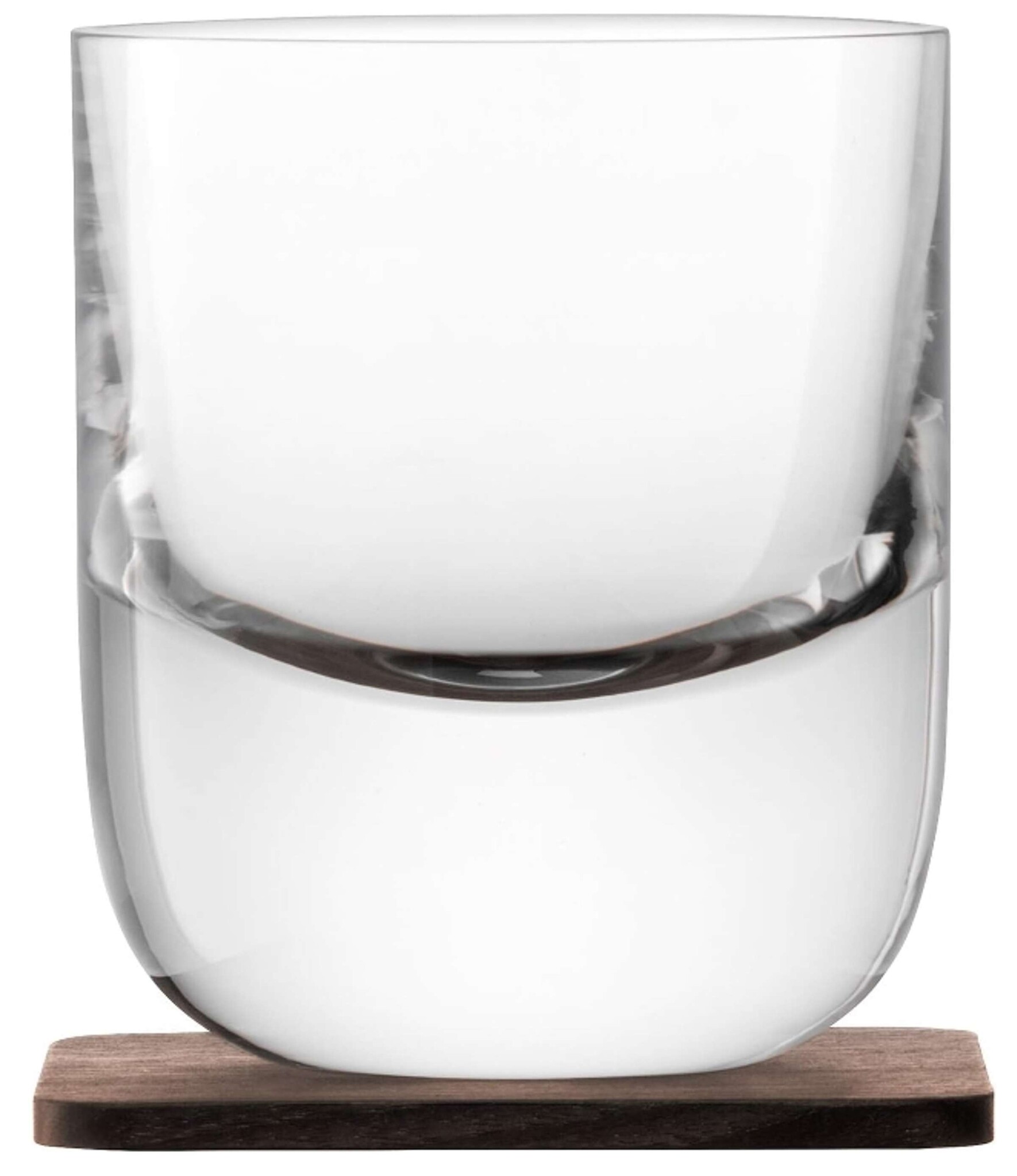 L.S.A. Whisky Tumbler Glas met Onderzetter 270 ml Set van 2 Stuks