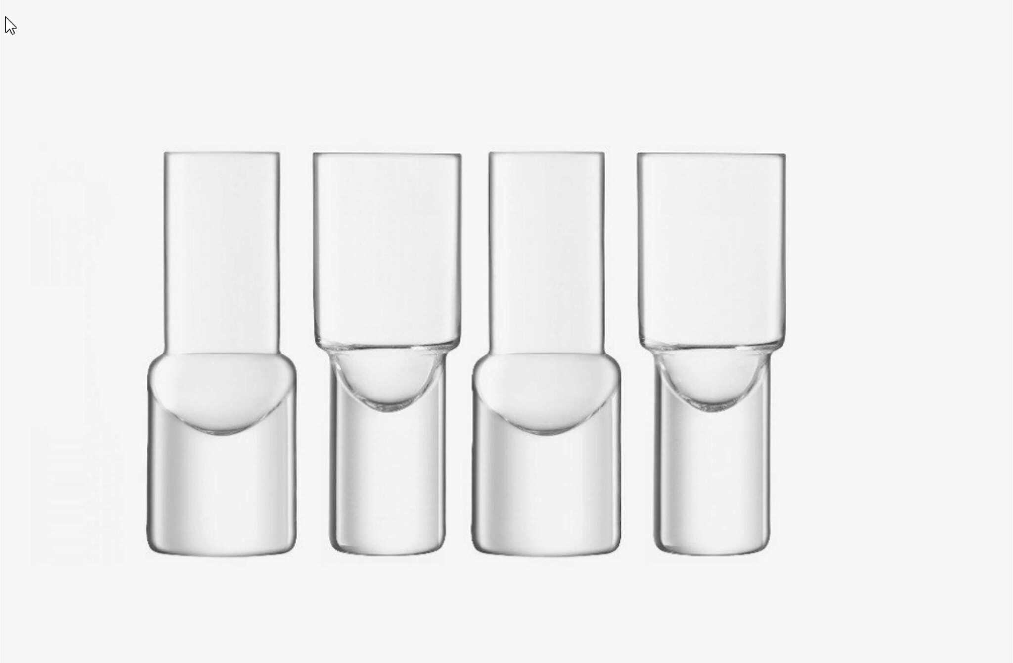 L.S.A. Vodka Shotglas 50 ml Set van 4 Stuks