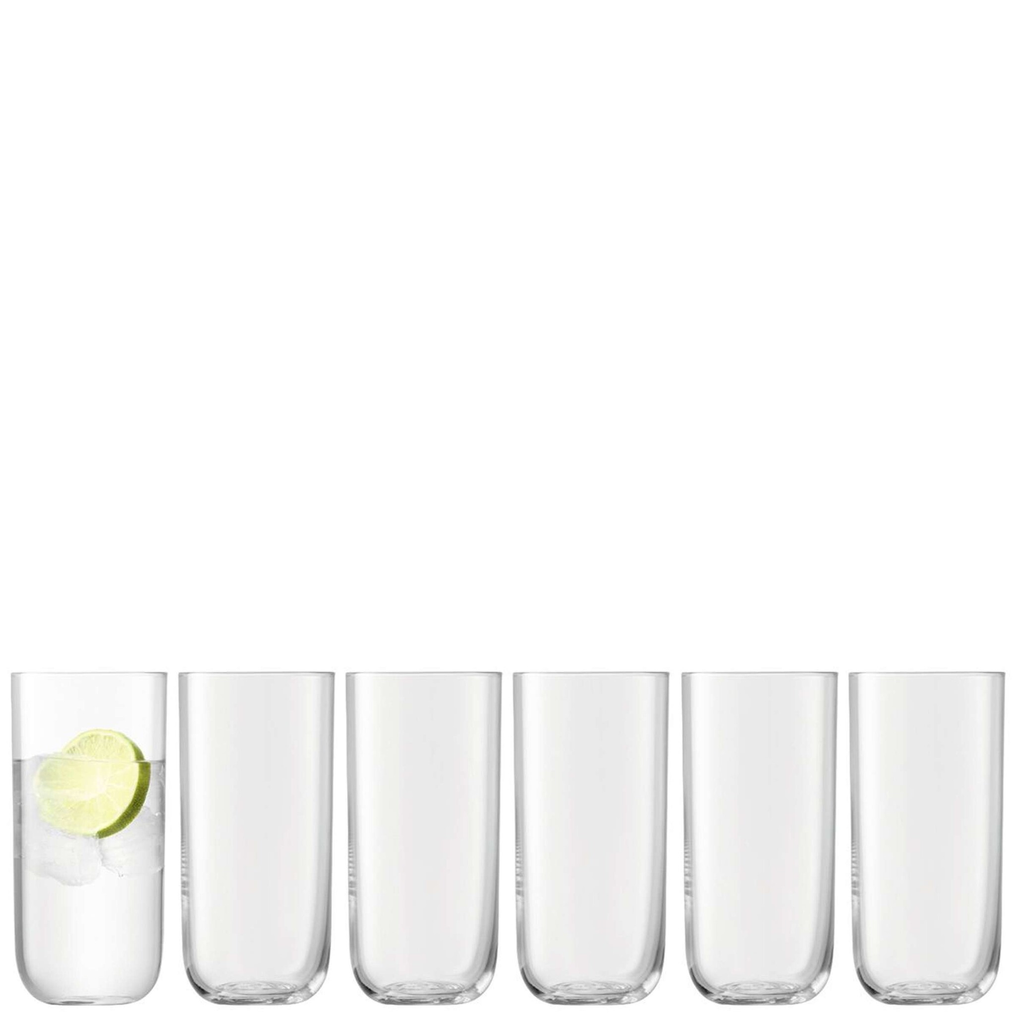 L.S.A. Uno Tumbler Glas 490 ml Set van 6 Stuks