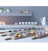 L.S.A. Paddle Wodka Set met Serveerplank Set van 6 Stuks Assorti