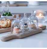 L.S.A. Paddle Wodka Set met Serveerplank Set van 6 Stuks Assorti