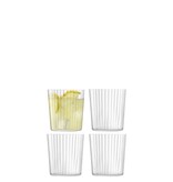 L.S.A. Gio Line Tumbler Glas 390 ml Set van 4 Stuks