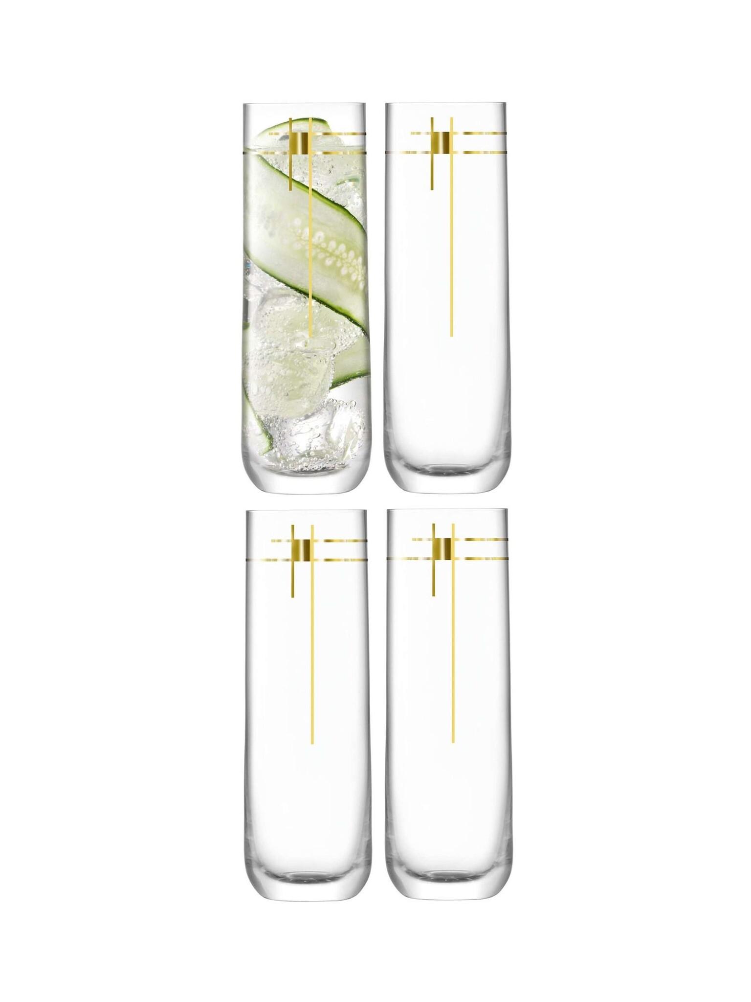 L.S.A. Century Highball Glas 420 ml 4er Set