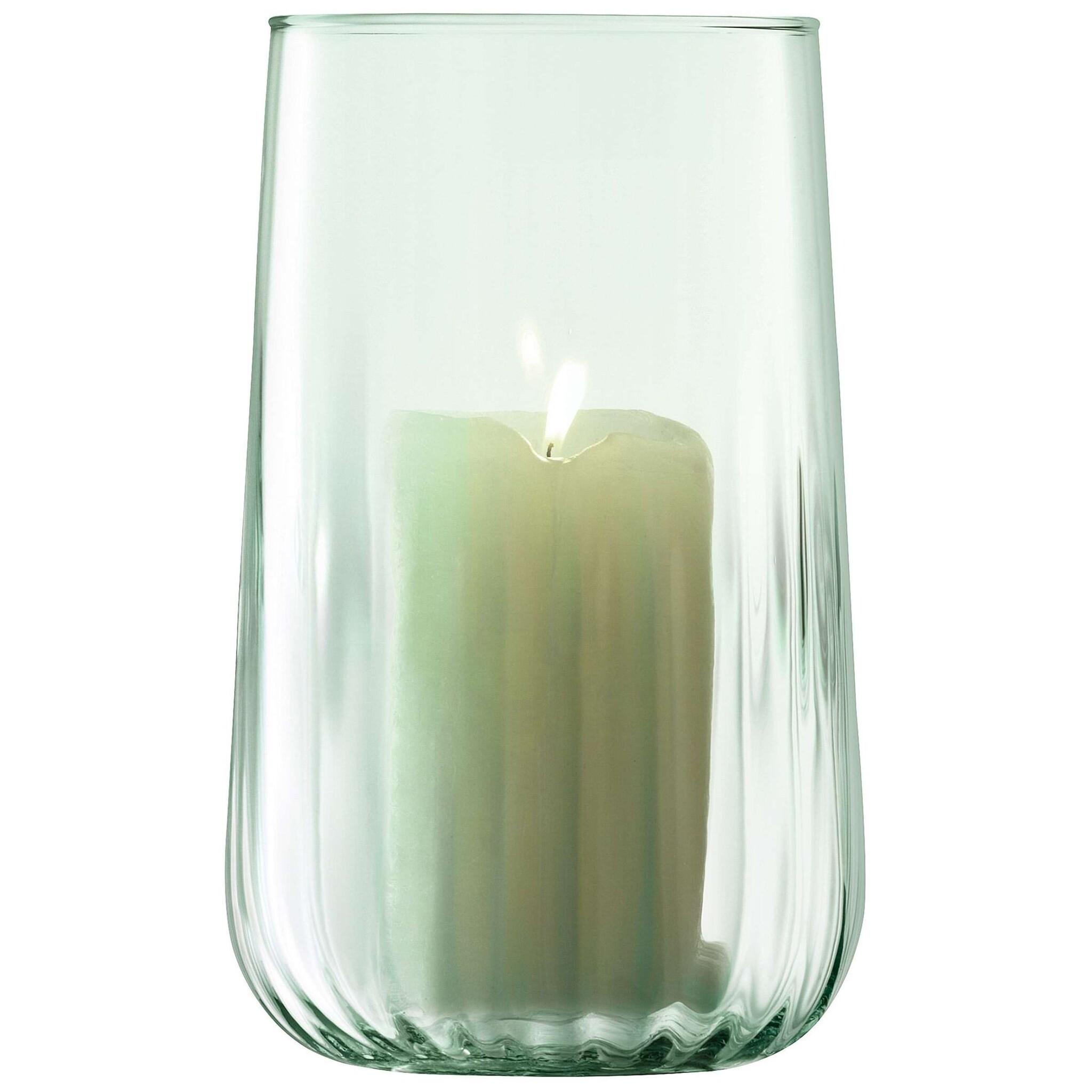 L.S.A. Mia Vase oder Laterne Recycelt 25,5 cm