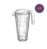 Koziol Superglas Club Pitcher Set van 4 Stuks