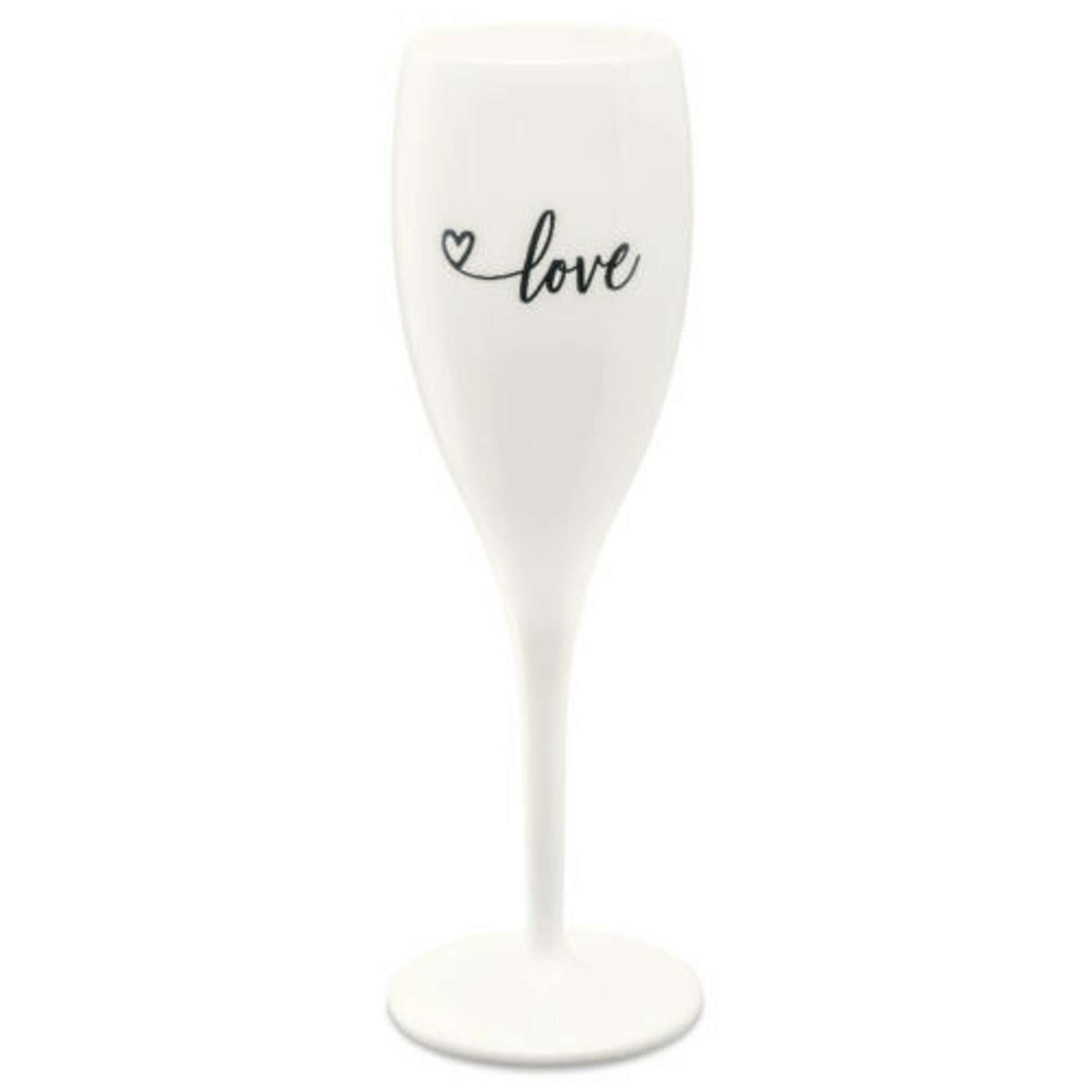 Koziol Superglas Cheers No. 1 Champagne Glas Love Edition Set van 2 Stuks