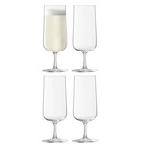 L.S.A. Arc Champagneglas 240 ml Set van 4 Stuks