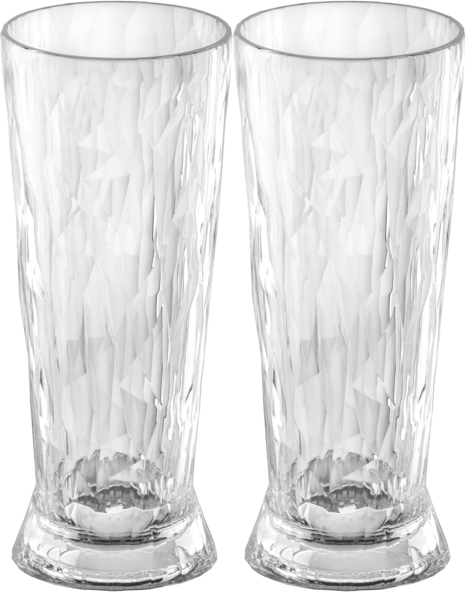 Koziol Superglas Club No. 10 Bier Glas 300 ml Set van 2 Stuks