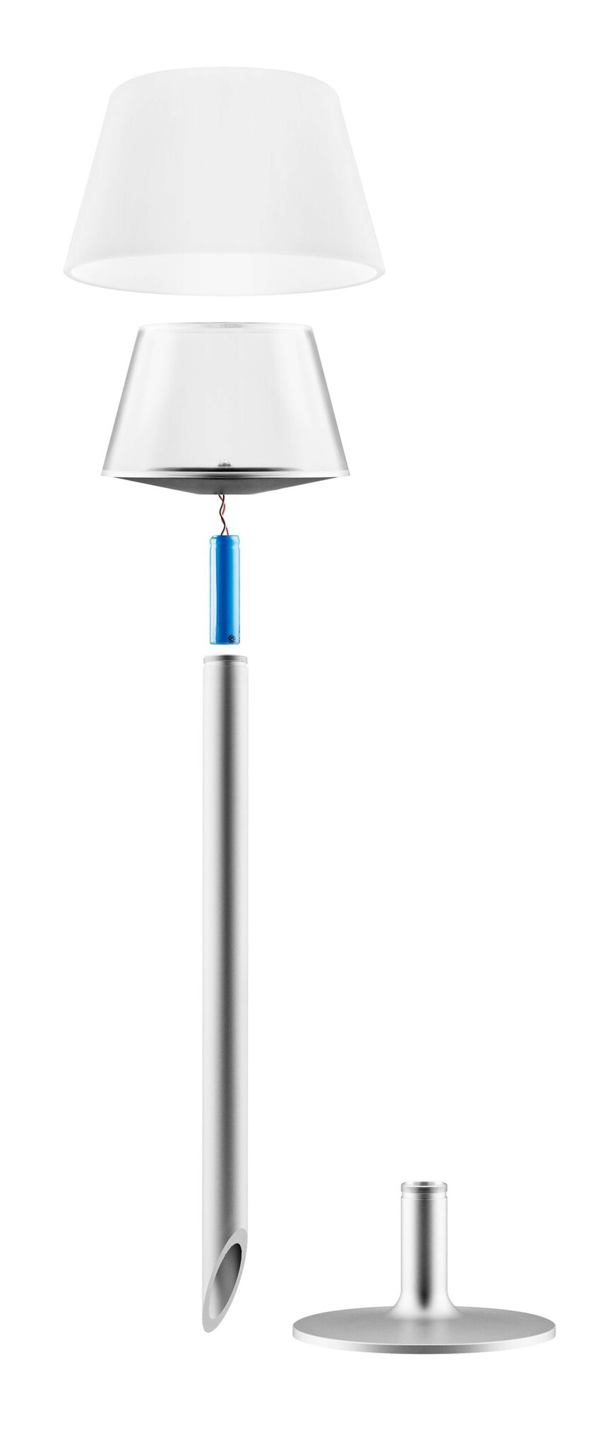 Eva Solo SunLight Solar Lamp met Grondspies Aluminium