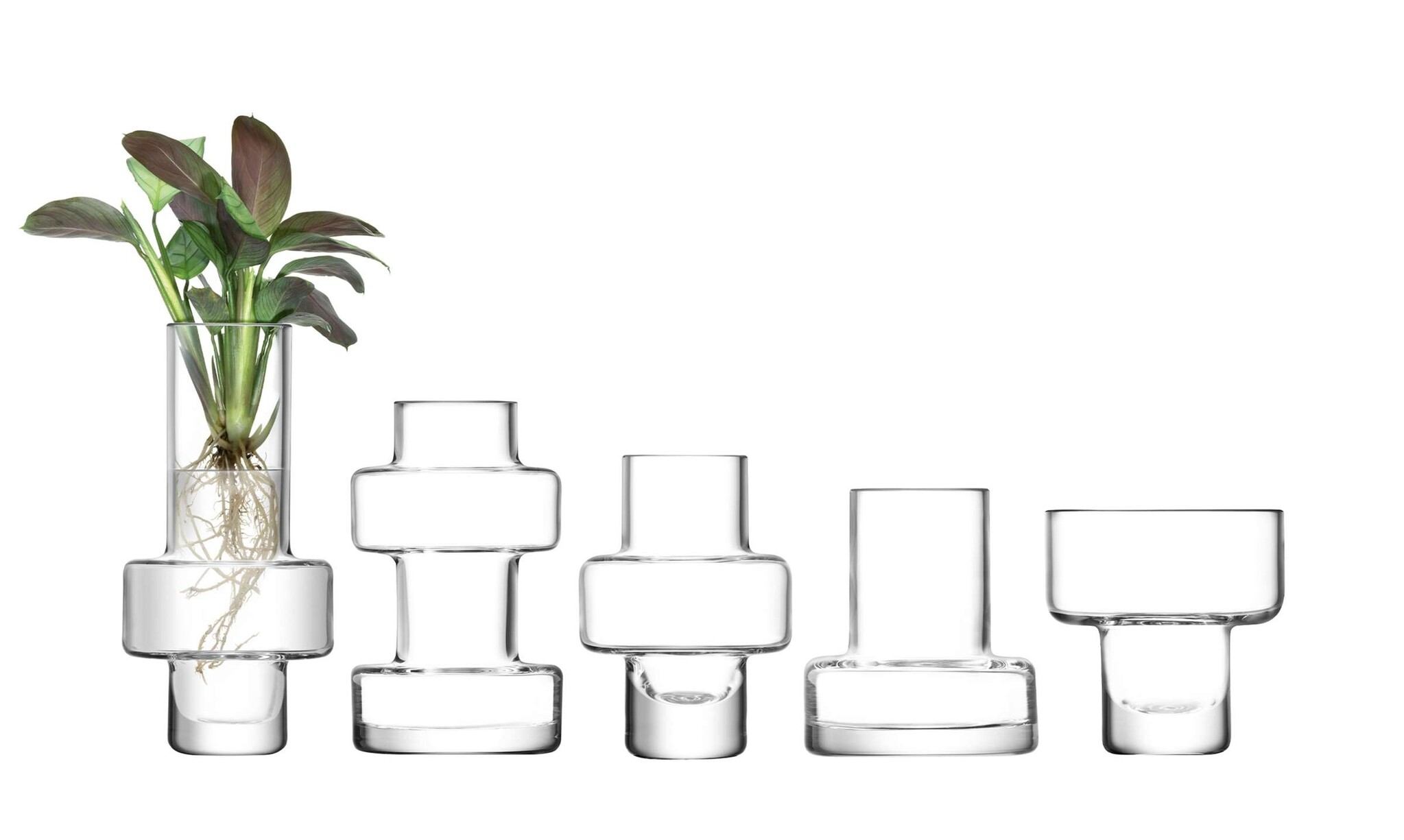 L.S.A. Metropole Mini-Vase 5er-Set