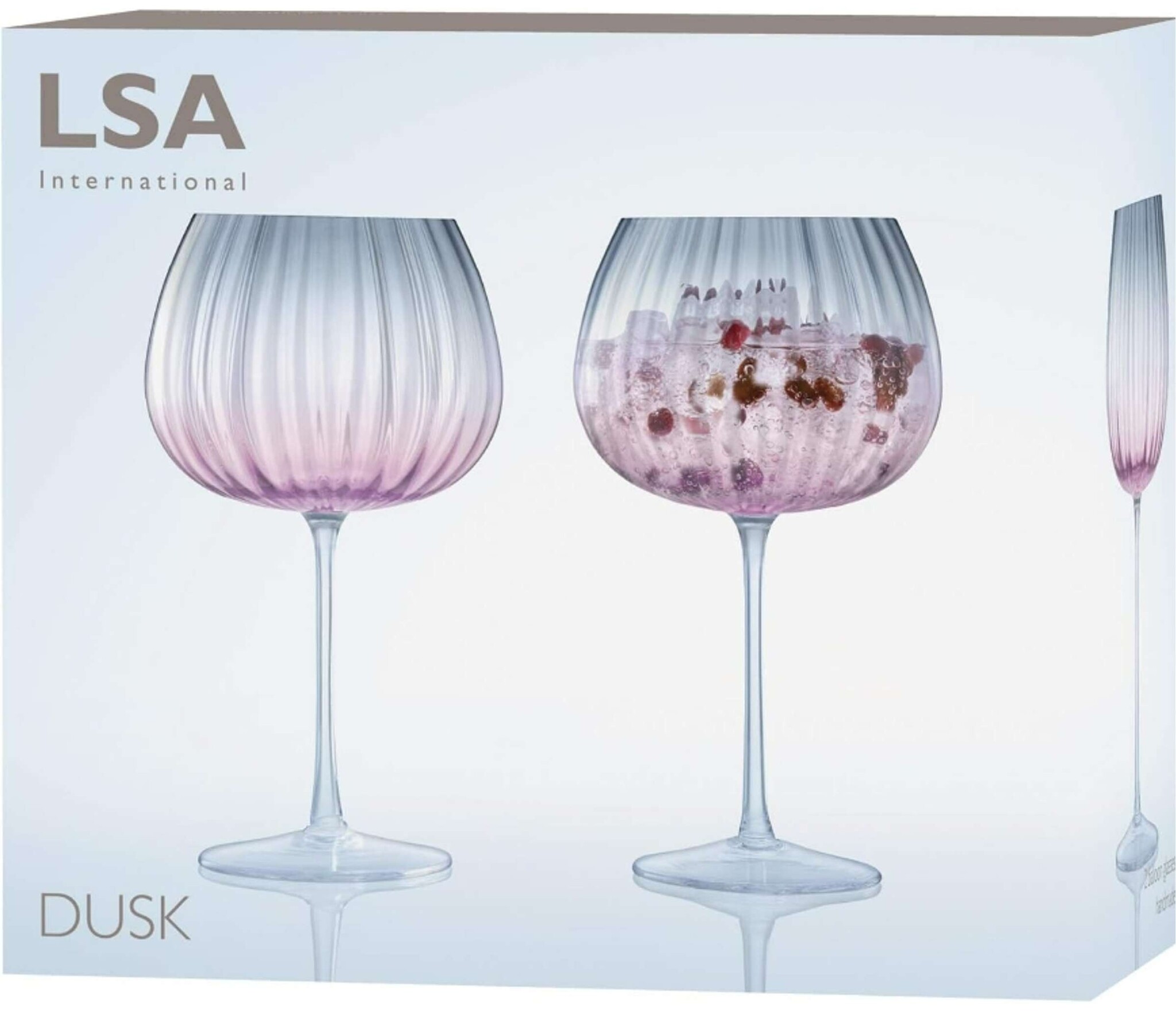 L.S.A. Dusk Balloon Glas 650 ml Set van 2 Stuks