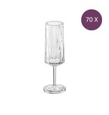 Koziol Superglas Club No. 14 Champagneflute 100 ml Set van 70 Stuks