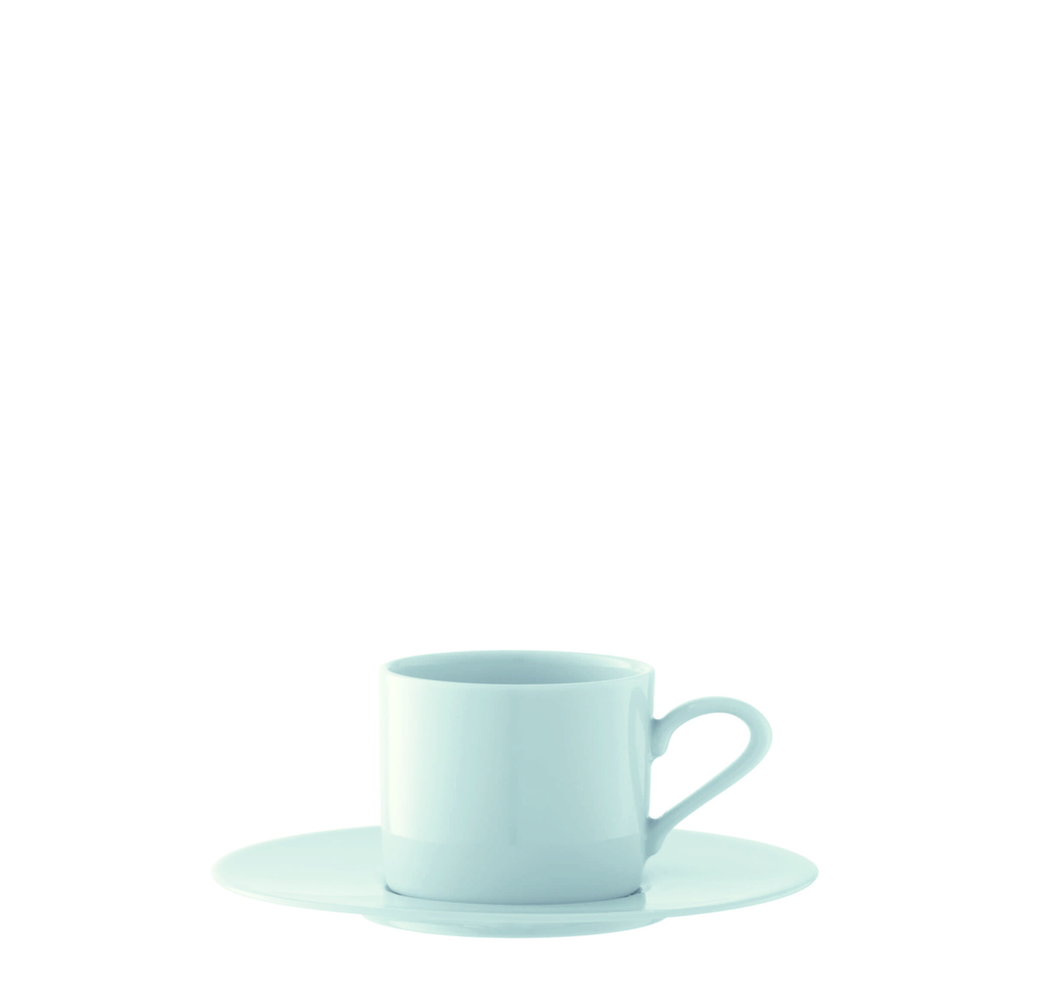 L.S.A. Dine Espressokop en Schotel 90 ml Set van 4 Stuks