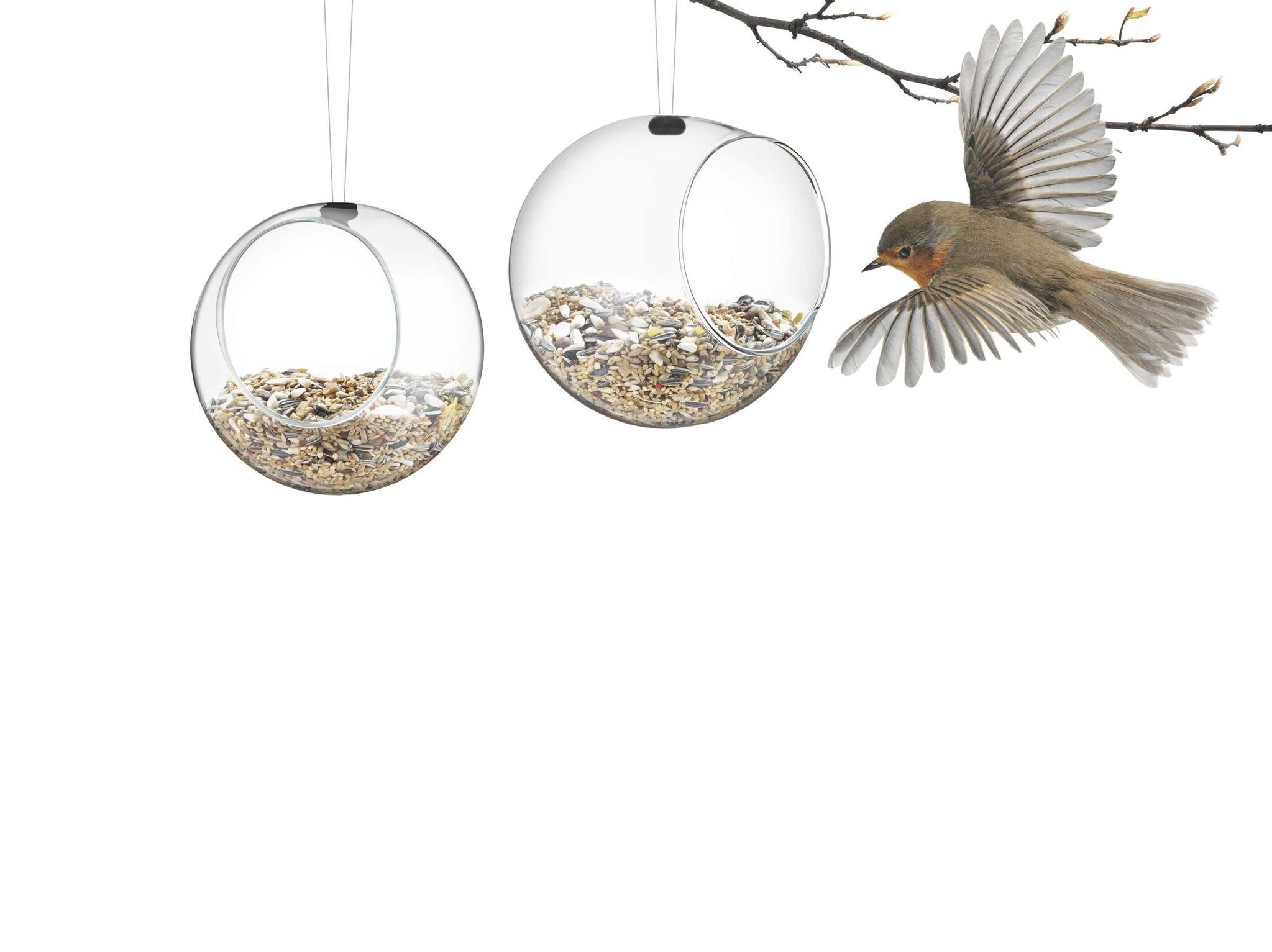 Eva Solo Vogel Mini-Futterspender 2er-Set