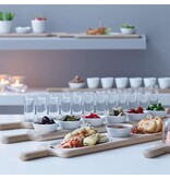 L.S.A. Paddle Wodka Set met Serveerplank en Ijsemmer Set van 13 Stuks