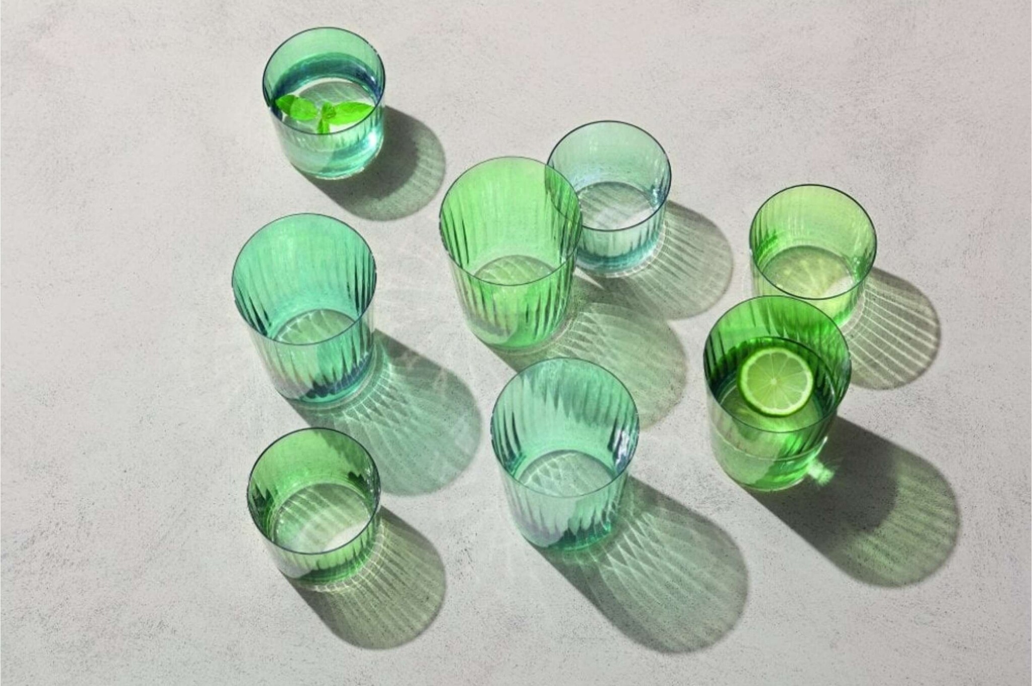 L.S.A. Gems Tumbler Glas 310 ml Set van 4 Stuks Assorti