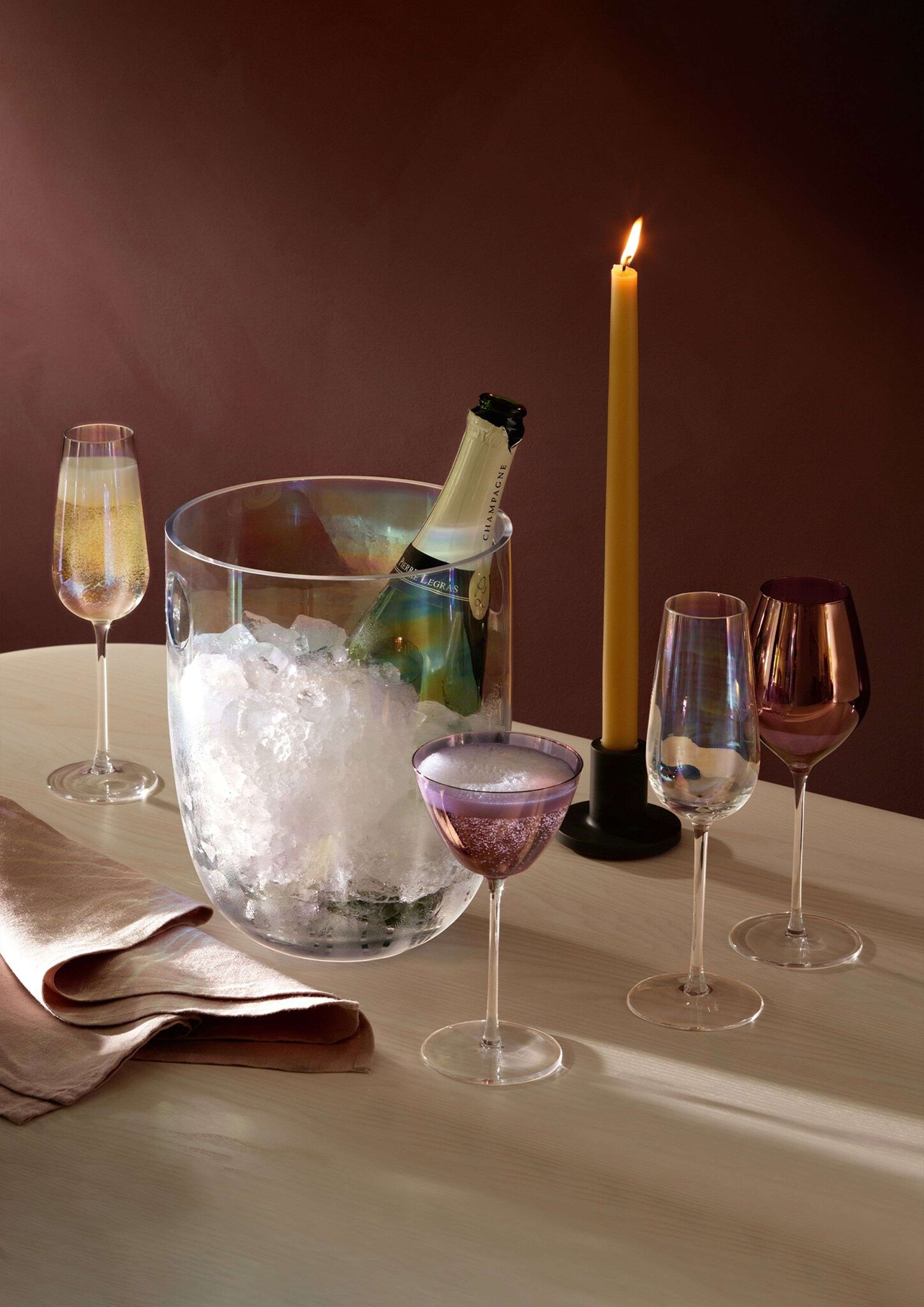 L.S.A. Aurora Champagnerglas 285 ml 4er Set