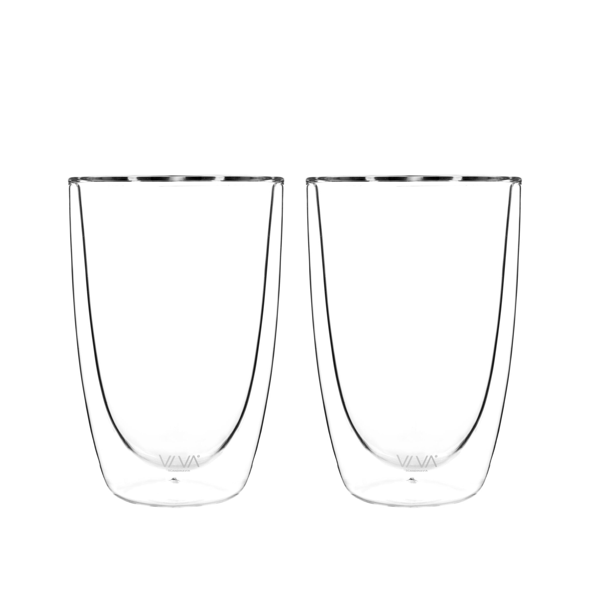 Viva Lauren Glas Dubbelwandig 390 ml Set van 2 Stuks