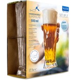 Koziol Superglas Club No. 11 Bier Glas 500 ml Set van 2 Stuks
