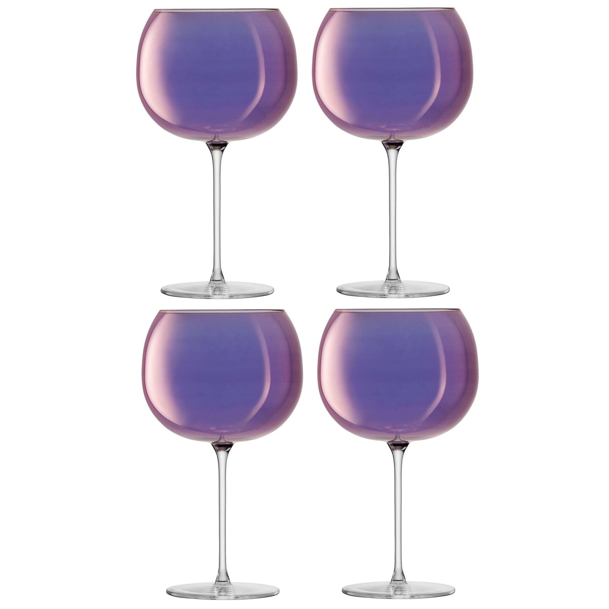 L.S.A. Aurora Balloon Glas 680 ml Set van 4 Stuks