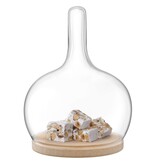 L.S.A. Cloche Stolp met Eikenbasis ø 19,5 cm