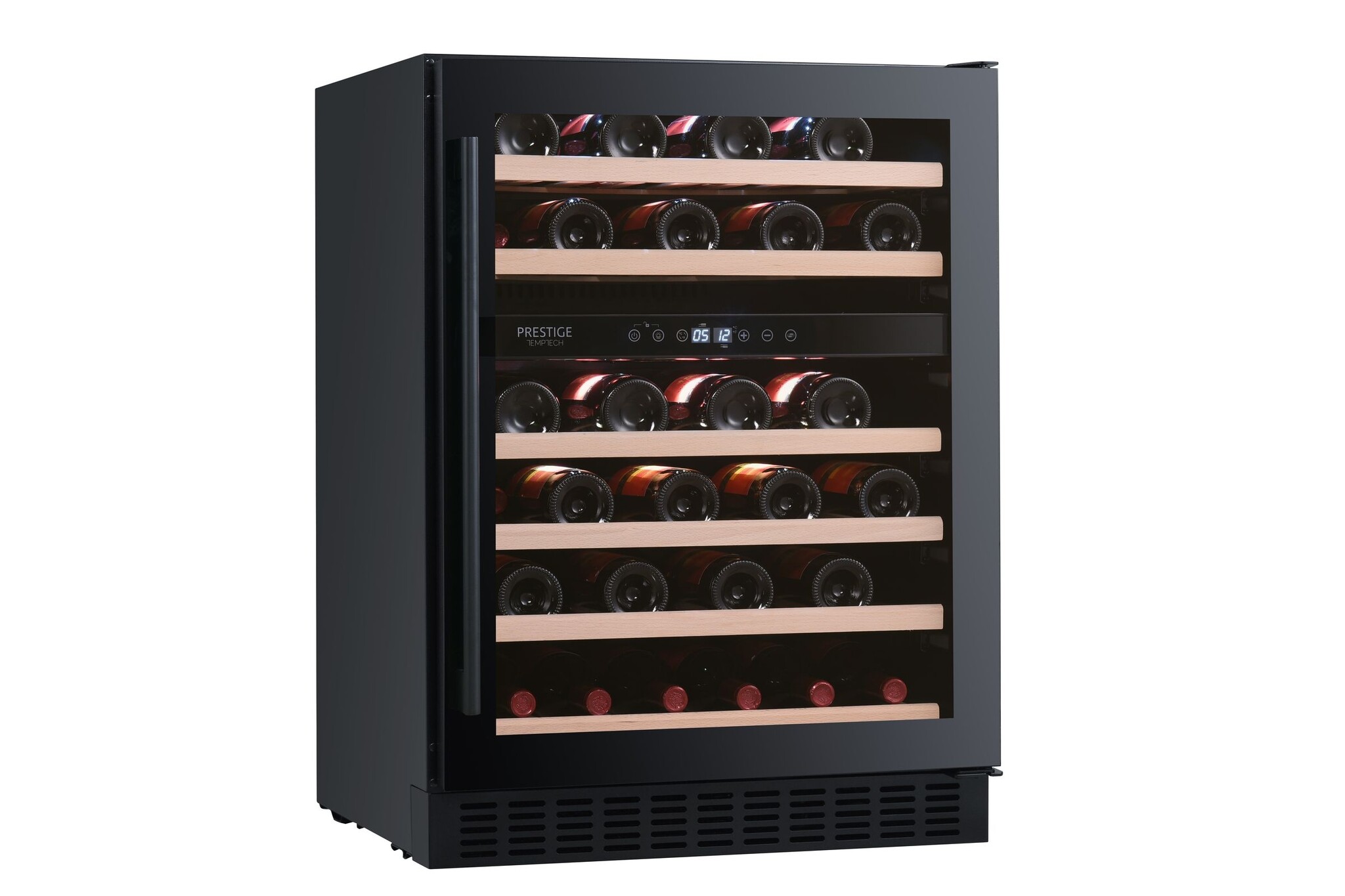 Temptech Prestige Weinkühlschrank mit 2 Zonen für 46 Flaschen