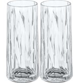 Koziol Superglas Club No. 03 Longdrink Glas 250 ml Set van 2 Stuks