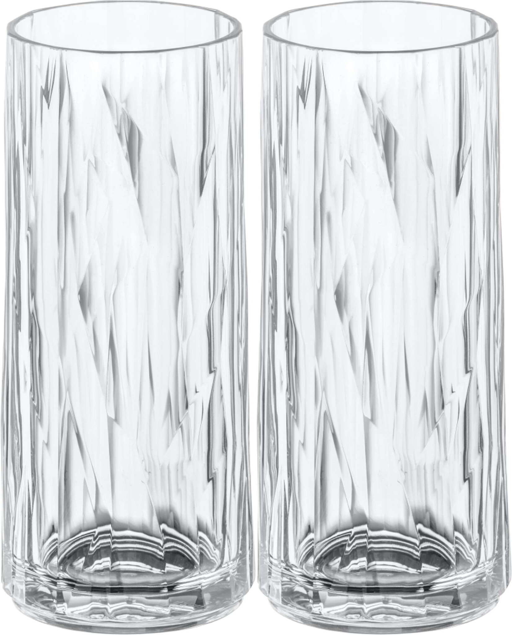 Koziol Superglas Club No. 03 Longdrink Glas 250 ml Set van 2 Stuks