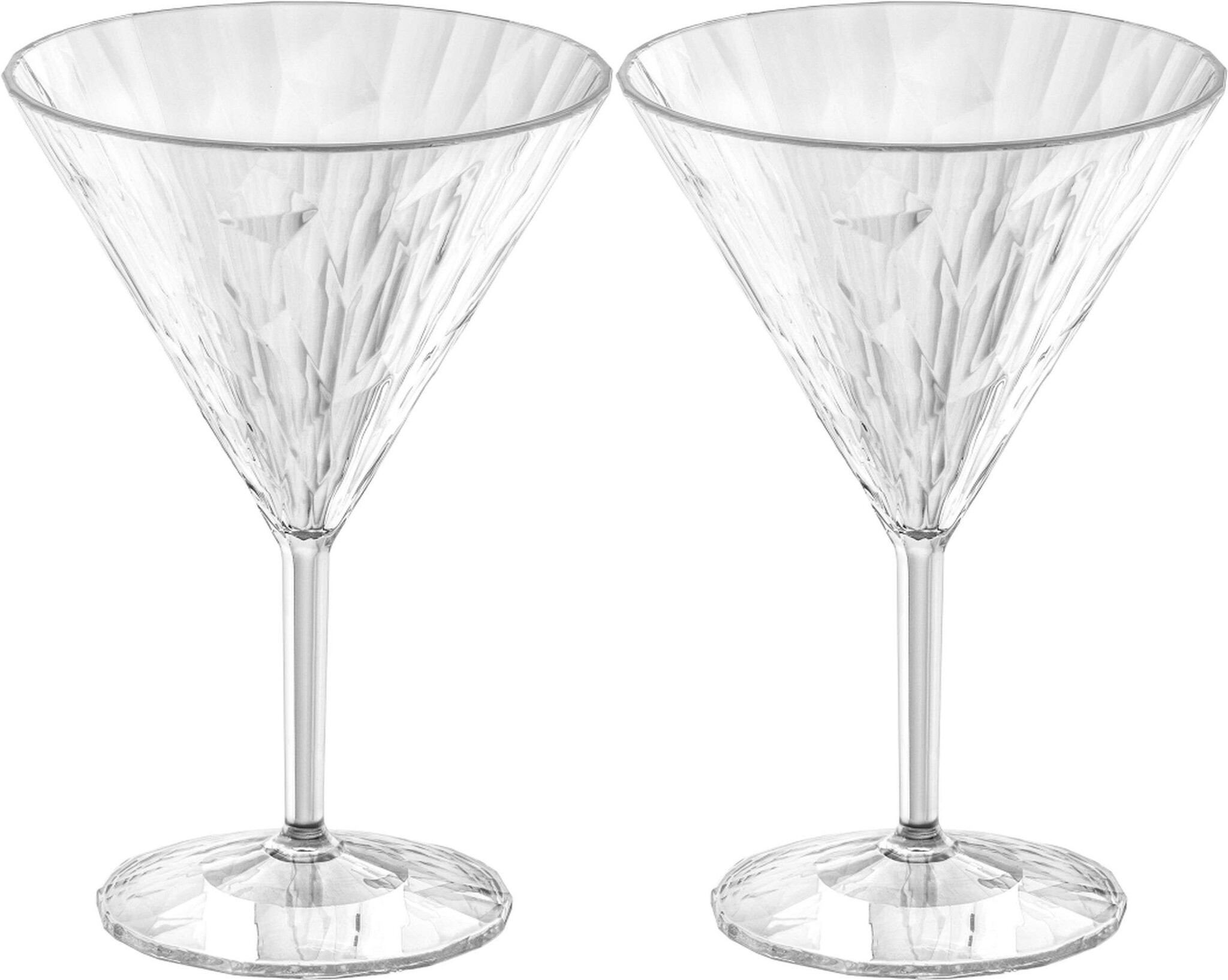 Koziol Superglas Club No. 12 Cocktail Glas 250 ml Set van 2 Stuks