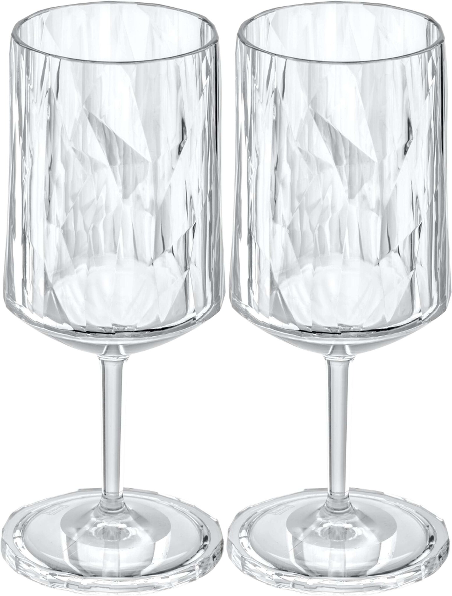 Koziol Superglas Club No. 04 Wijn Glas 300 ml Set van 2 Stuks