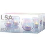 L.S.A. Pearl Teelichthalter Ø 6,8 cm 4er Set