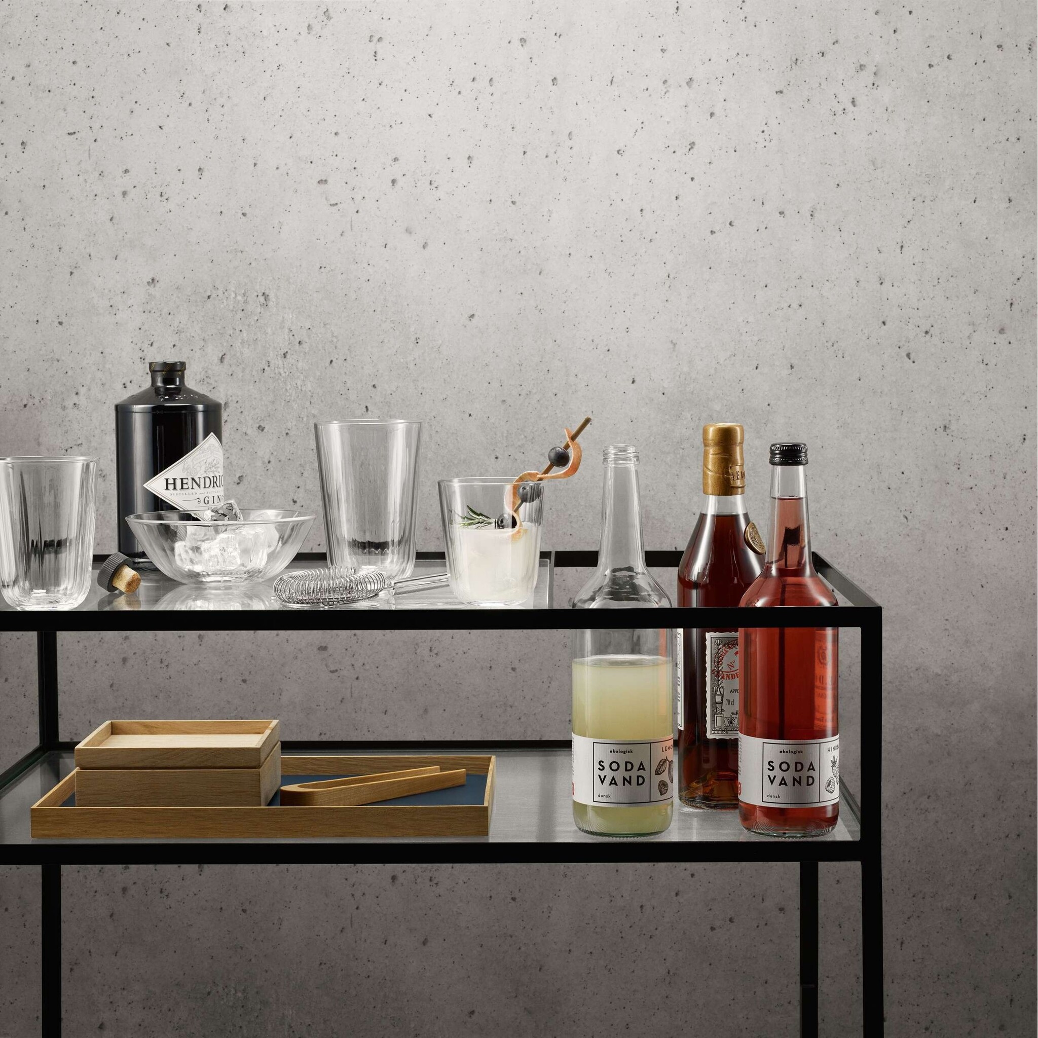 Eva Solo Glas Facet 430 ml Set van 4 Stuks