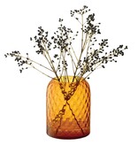 L.S.A. Dapple Vaas 16 cm Sun Amber