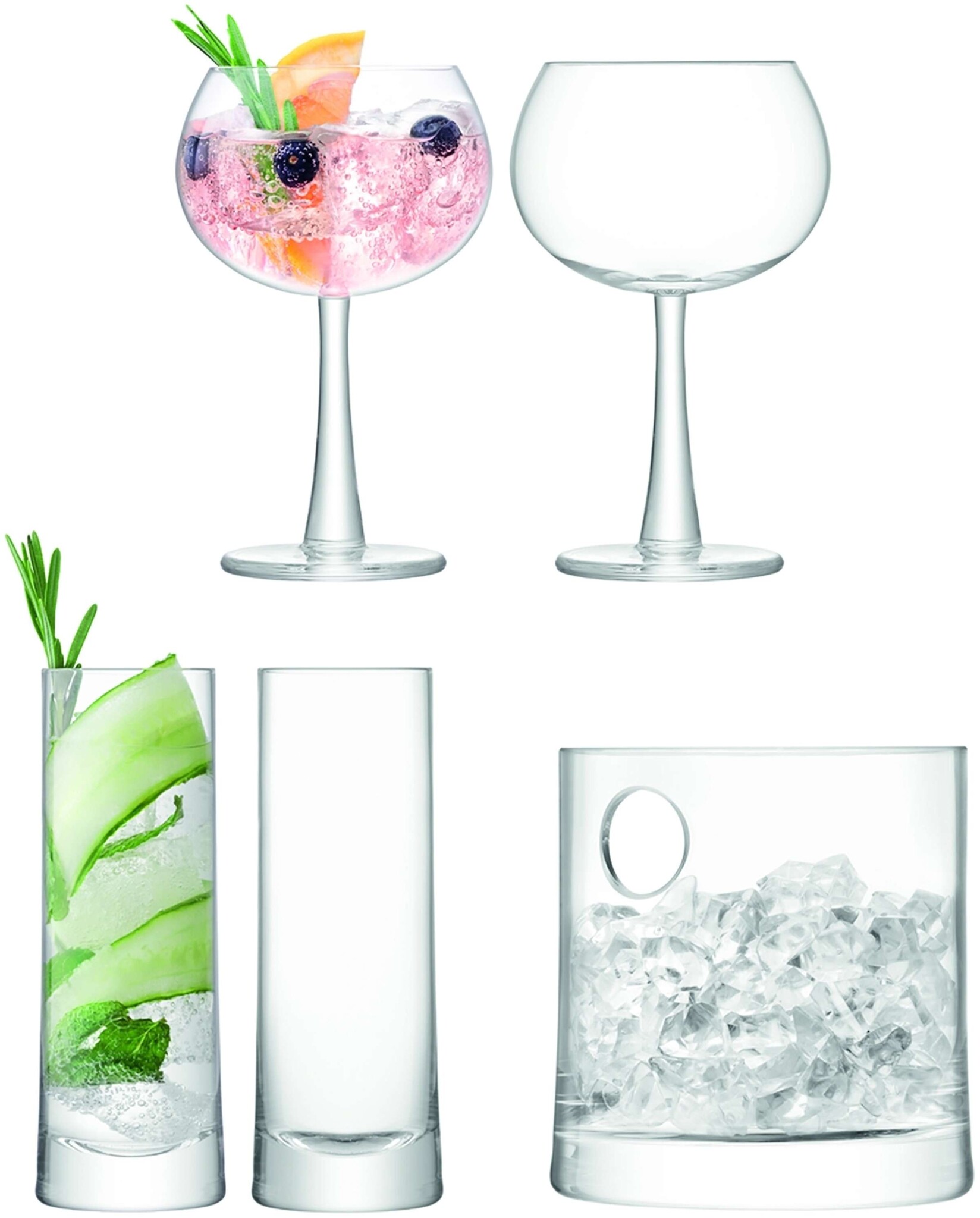 L.S.A. Gin IJsset Set van 5 Stuks Assorti