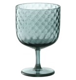 L.S.A. Dapple Wijnglas 325 ml Set van 2 Stuks Water Blue