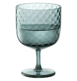L.S.A. Dapple Wijnglas 325 ml Set van 2 Stuks Water Blue