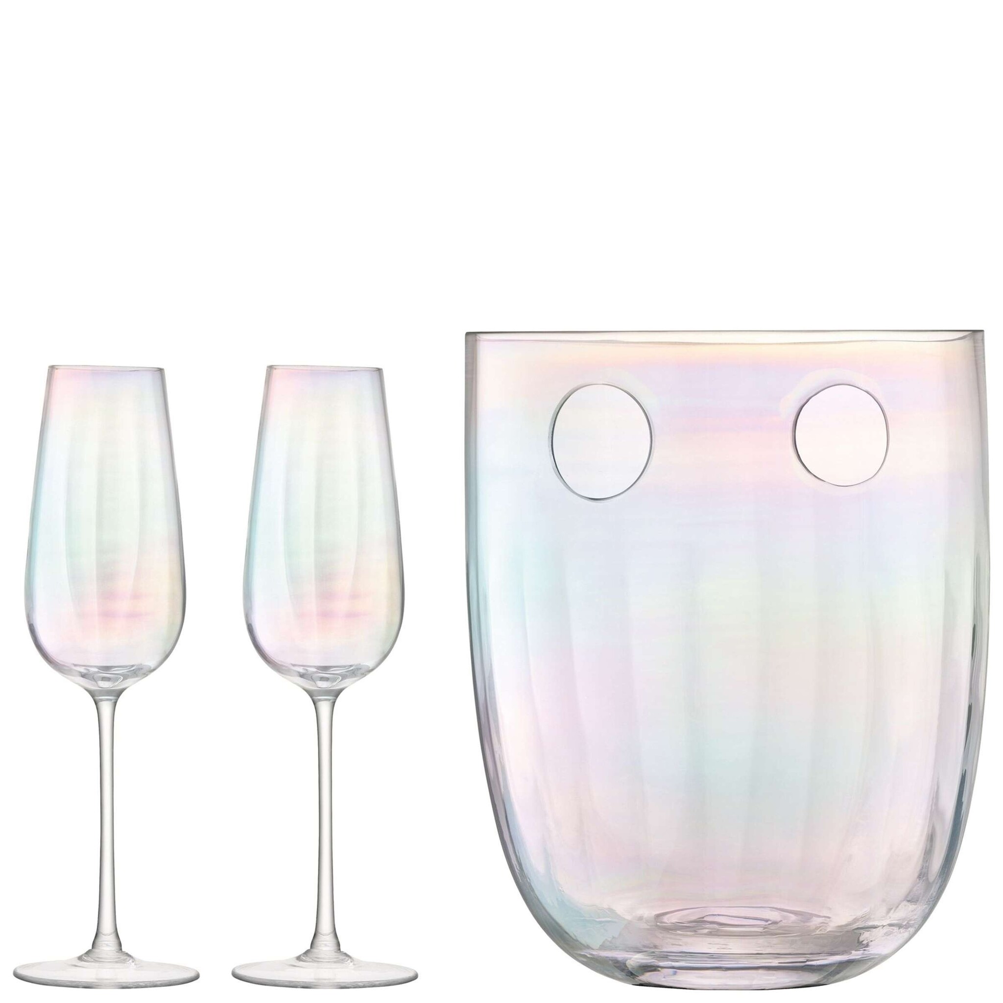 L.S.A. Pearl Champagneglas 250 ml Set van 2 Stuks