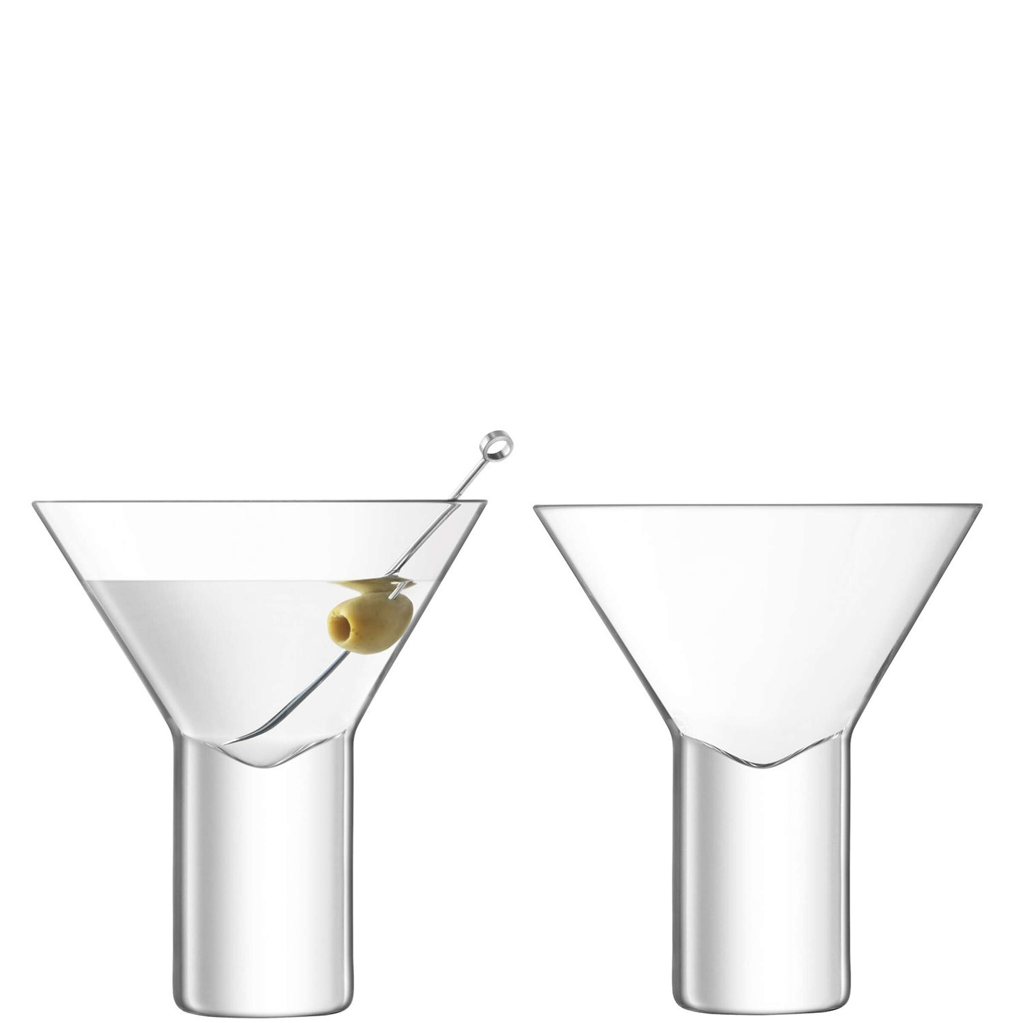 L.S.A. Vodka Cocktailglas 240 ml Set van 2 Stuks